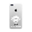 mya-mya=MIYA JUNKO's shop 02のyes, I am a DOG PERSON. / ver.3 Clear Smartphone Case
