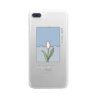 ggotgill（コッキル）のtulips Clear Smartphone Case