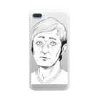 YUBESHIのVネックおじさん Clear Smartphone Case