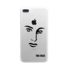 サラスズのTHE FACE2 Clear Smartphone Case