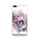 VenustaのFlower&Girl-Sepia- Clear Smartphone Case