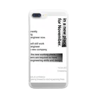 Riuyaの英語日記グッズのOct,19.2019 “11月からWebデザイナーへ” Clear Smartphone Case