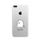 ふるえるとりのたこあしパイセン Clear Smartphone Case