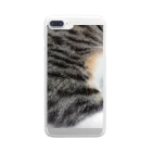 mrkwmrkの猫キジトラ柄 Clear Smartphone Case