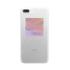 ユナのこんな夕方 Clear Smartphone Case