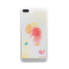 はんなのおまもりん Clear Smartphone Case