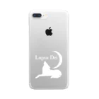 もけけ工房 SUZURI店のLupus Dei 公式グッズ Clear Smartphone Case