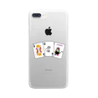 Yokokkoの店のCats × Cards Clear Smartphone Case