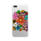 blackpepperのone flower one life Clear Smartphone Case