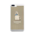 さばぴー - ONLINE SHOPのYAKEDO - sabap Clear Smartphone Case