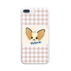 merongのパピヨン♡(カラー) Clear Smartphone Case