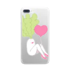 tdtk-koのBeautiful Daikon Clear Smartphone Case