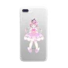 ♡ゆめちゃんのかわいいやさん♡の魔法少女ちゃん Clear Smartphone Case