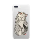 ねこのひげのゴマちゃん(猫)グッズ Clear Smartphone Case