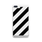 ALL of S.W.のMonochrome painting Mobile Case Clear Smartphone Case