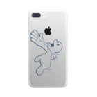 studio sugarsevenのなんでもギブくん Clear Smartphone Case