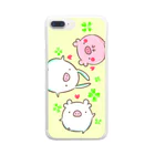 こぶたのおうち。のしあわせをはこぶぅ🐽 Clear Smartphone Case