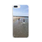 Swa86387072の真夏の浜辺 Clear Smartphone Case