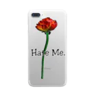 Lil'Tyler's Clothing.の「Hate Me FLOWER」 クリアスマホケース