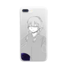 希緒@鬱休養中の少女の中 Clear Smartphone Case