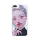 烏帽子 眇眼の鼻血くん~ Clear Smartphone Case