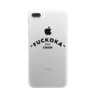 Lil'Tyler's Clothing.の「FUCKOKA 092 CREW」 クリアスマホケース