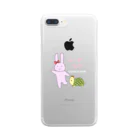 nakajima-shopのうさぎとかめ Clear Smartphone Case