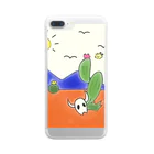 クマバチゴルフ倶楽部のクマバチとメキシカンタイル Clear Smartphone Case