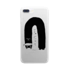 Neon.shopsのLong cat［I'm cat］ Clear Smartphone Case