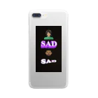 nonewfriendsのI’m sad now Clear Smartphone Case