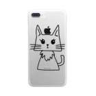 みつまめこshopのにゃんちゃん Clear Smartphone Case