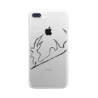 ＋Γ(gamma)の抽象画(abstract painting)#3 Clear Smartphone Case