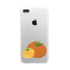 理系アイテムや生き物のお店のオレンジと赤のトマト Clear Smartphone Case