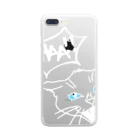 猫耳亭白猫の猫大好き人生ツアー(white) Clear Smartphone Case