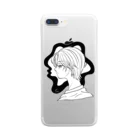 Sei（結城）のモノクロ Clear Smartphone Case