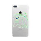 WORLDWIDEの犬チャウチャウ(ちょっと大) Clear Smartphone Case