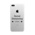 frankc8のSocial Distancing 6 Feet Clear Smartphone Case
