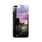 sun・jのCity photo print Clear Smartphone Case