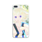 らいみおの黄色い花と夏の日 Clear Smartphone Case