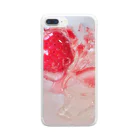 Face byNAのイチゴ飴ボリボリ Clear Smartphone Case