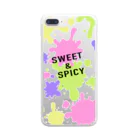 SWEET＆SPICY 【 すいすぱ 】ダーツのすいすぱスプラッシュ Clear Smartphone Case