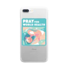 manaBeeの眠り・世界の健康 Clear Smartphone Case