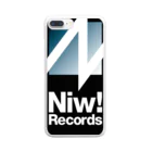 Niw! RecordsのNiw! 2003 LOGO クリアスマホケース