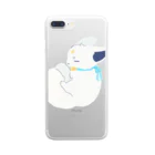 とろろのむさぴ Clear Smartphone Case