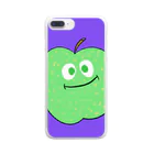 soranaito-togo_redpandaの“Good Mood” Green Apple Clear Smartphone Case