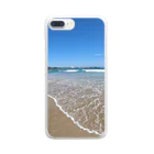 yutakaの砂浜 Clear Smartphone Case
