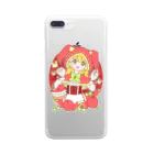 かわいいもののおみせ　いそぎんちゃくのうさぎリンゴ赤ずきんちゃん Clear Smartphone Case