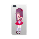 みつあみあさこのハーフツインテちゃん Clear Smartphone Case