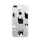 Park a Holic Bostonterrierのボステリセブンくんいっぱい Clear Smartphone Case