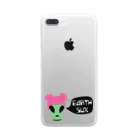 savmakesthingsのエイリアン Alien Girl Clear Smartphone Case